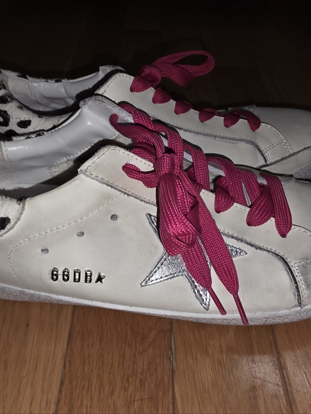 Golden Goose SLIDE Super-Star sneaker LEOPARD SIZE(38/8?)Deluxe Brand Superstars - Picture 14 of 15